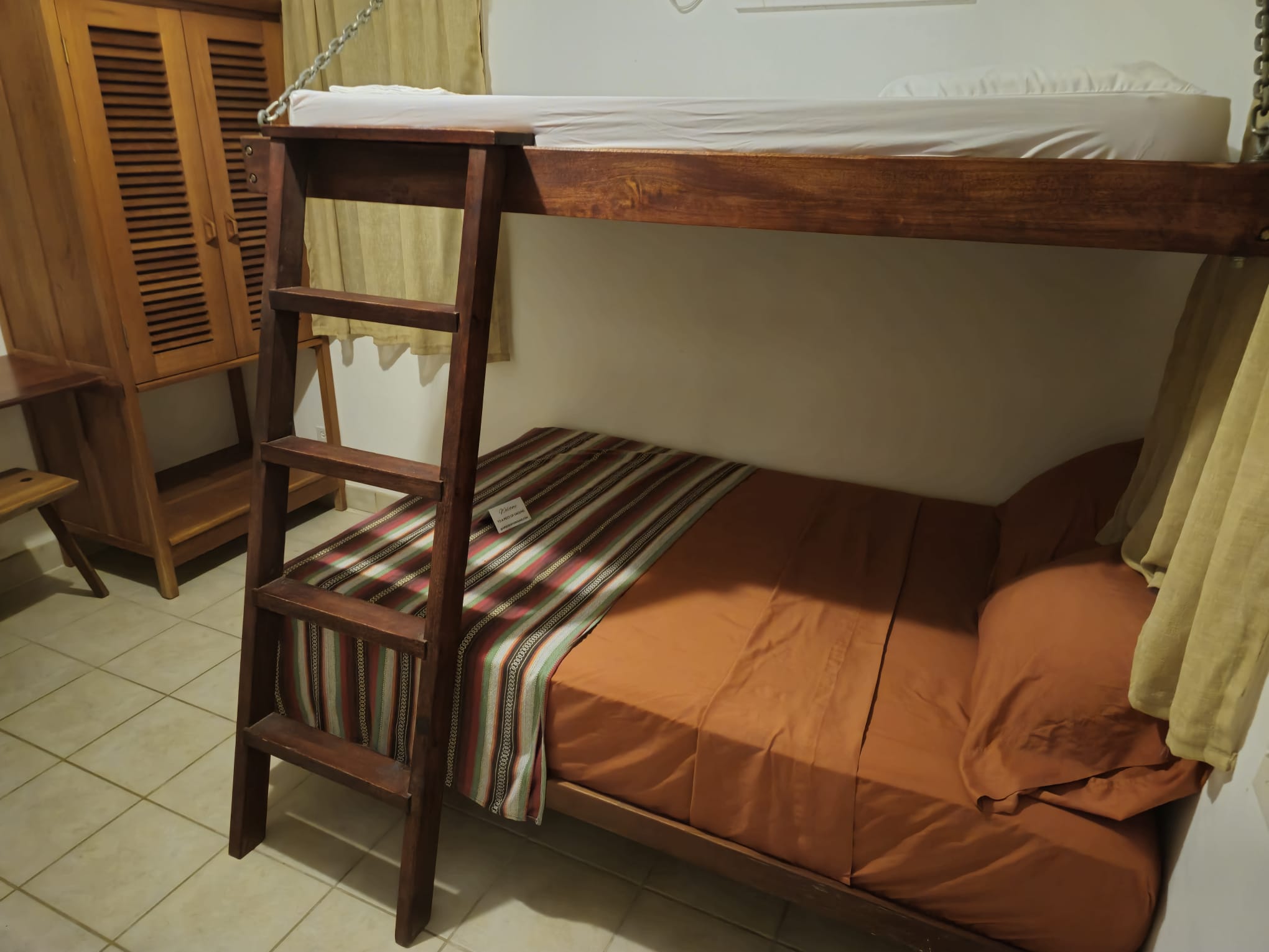 Twin over full bunk room