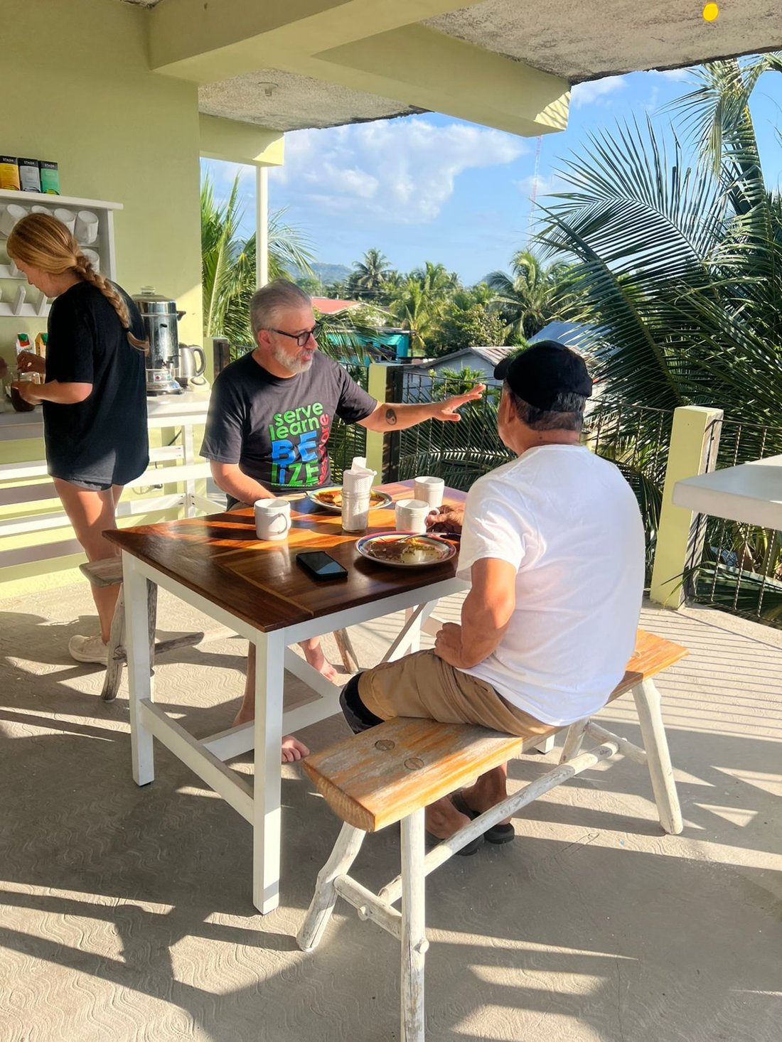 Breakfast on the rooftop